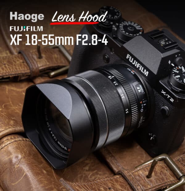ฮูด Fuji 18-55mm f2.8-4 จาก Haoge Lens Hood LH-X13B