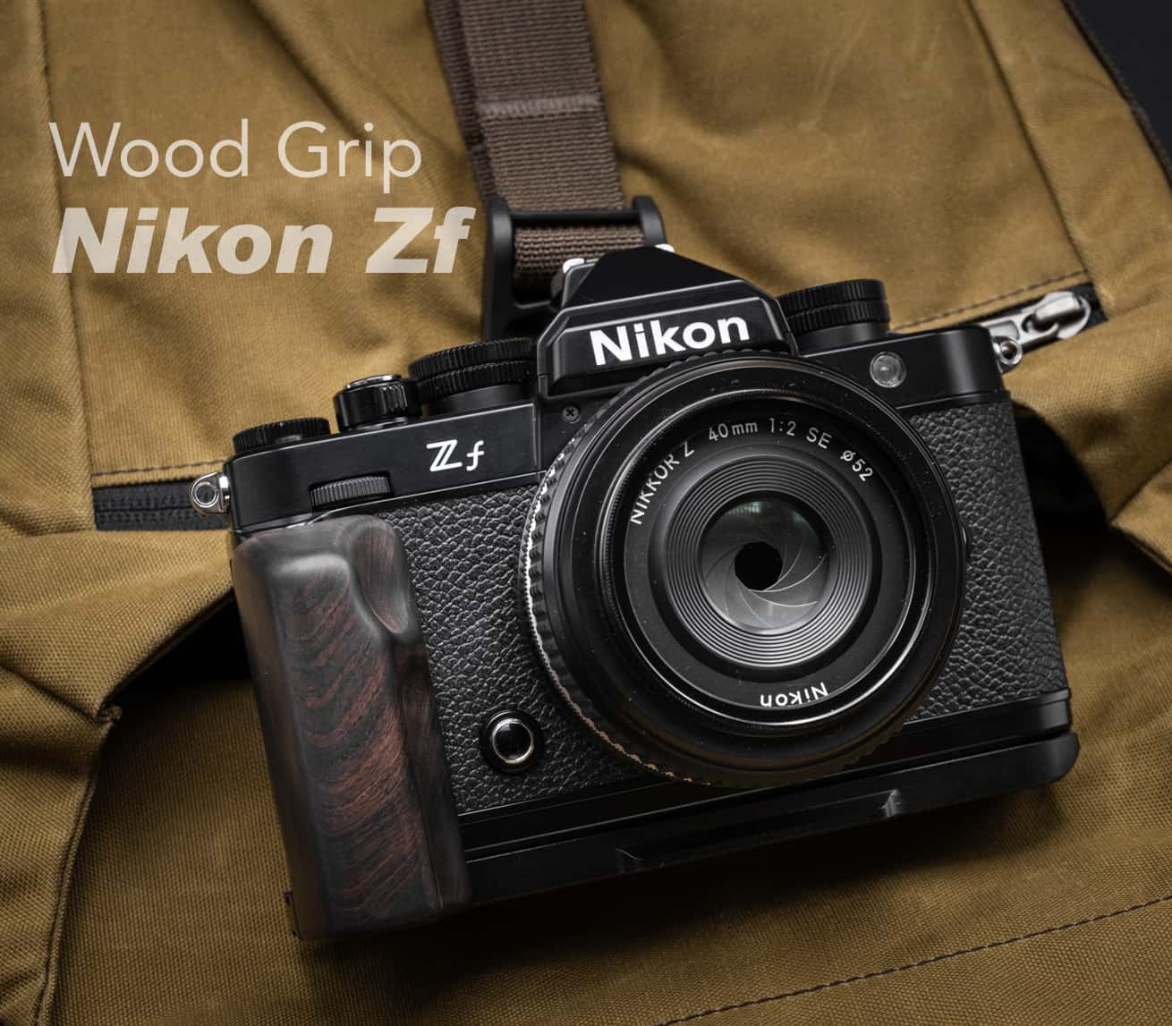 กริปไม้ Nikon Zf Wood Grip Ebony จาก MostTap