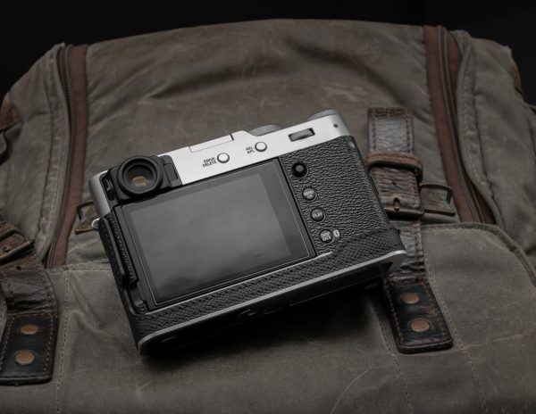เคส Fuji X100VI Milicase สีดำ ฐานเงิน Leather Case