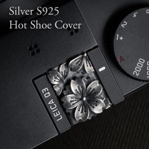Hot Shoe Cover Silver S925 เงินแท้ ตัวปิดช่องแฟลชลายดอกไม้ Flower