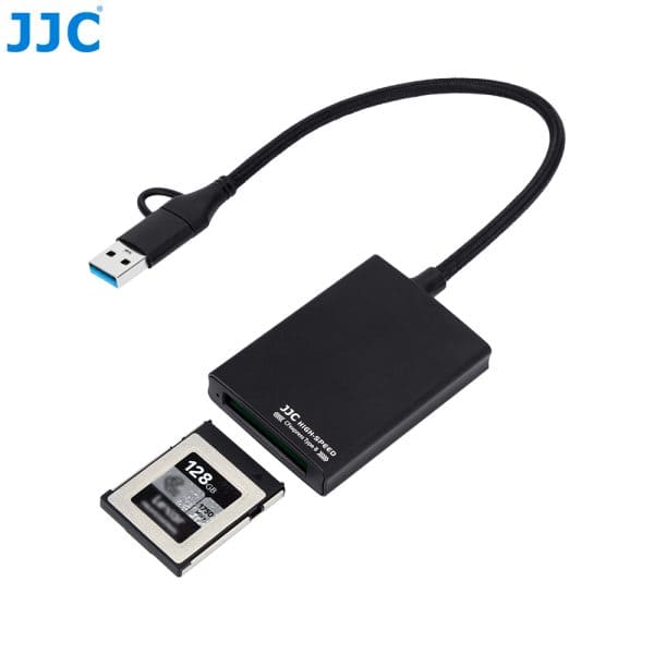 CFexpress Type-B Card Reader USB-C โอนรูปจากกล้องเข้ามือถือและคอมพิวเตอร์ JJC CR-CFB