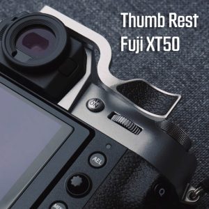 ที่พักนิ้ว Fuji XT50 สีเงิน Thumb Rest Silver