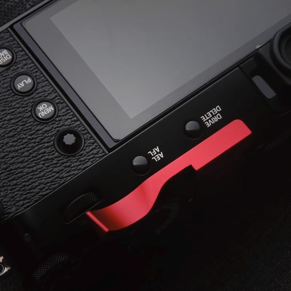 Thumb Rest Fuji X100VI สีแดง Red จาก King