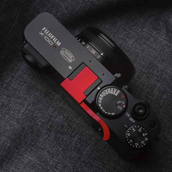 Thumb Rest Fuji X100VI สีแดง Red จาก King