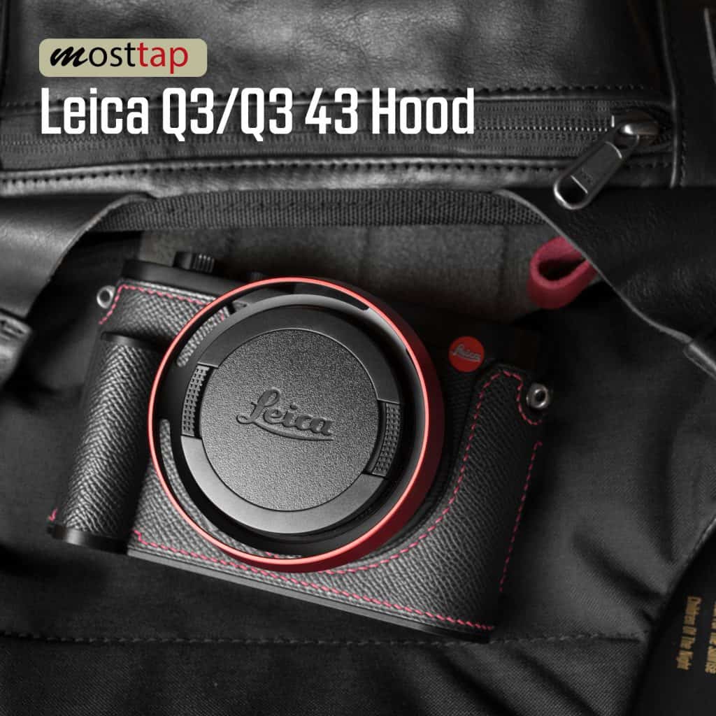 Hood Leica Q3 / 43 Q3 Q2 QP Q Black mostTap ฮูดเลนส์แบบกลม สีดำ