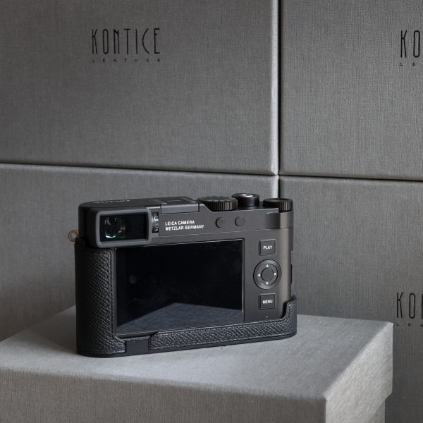 Case Leica D-LUX 8 Black Kontice เคสหนังแท้ สีดำ มีกริป