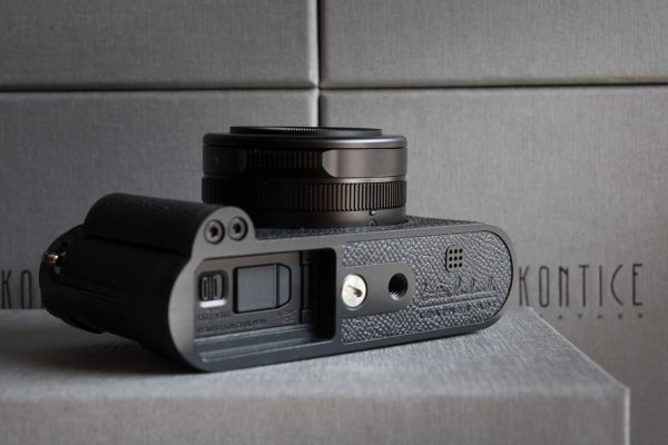 Case Leica D-LUX 8 Black Kontice เคสหนังแท้ สีดำ มีกริป