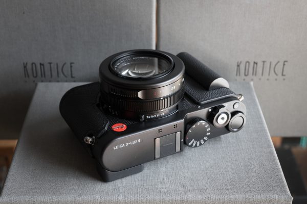 Case Leica D-LUX 8 Black Kontice เคสหนังแท้ สีดำ มีกริป