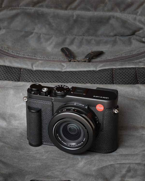 Case Leica D-LUX 8 Black Kontice เคสหนังแท้ สีดำ มีกริป