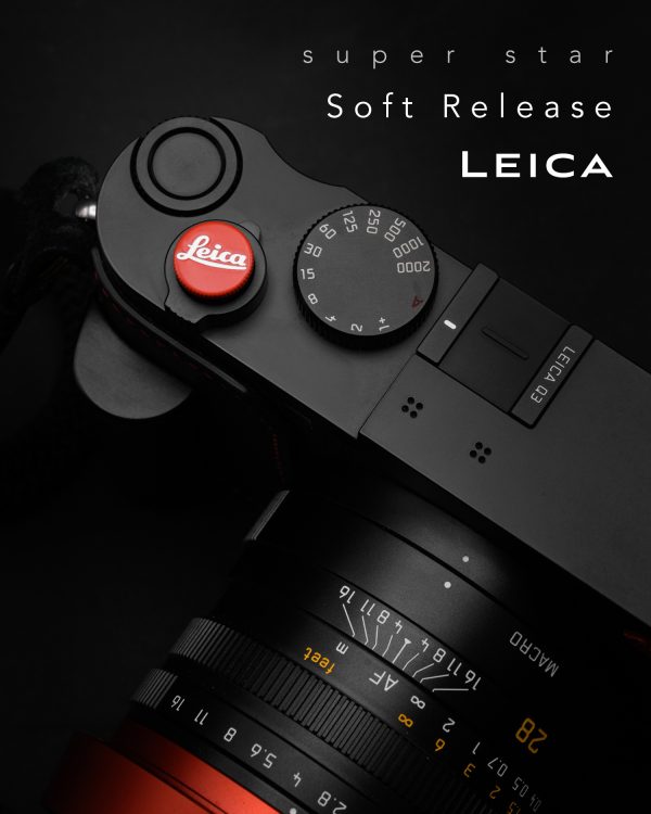 ปุ่มชัตเตอร์ Leica Soft Release Red สีแดง จาก Super Star